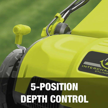 Electric Lawn Scarifier & Dethatcher with Removable Collection Bag