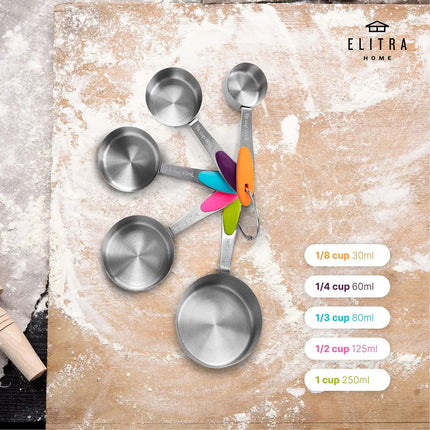 13 Piece Kitchen Measuring Set Cups and Spoons for Cooking Baking