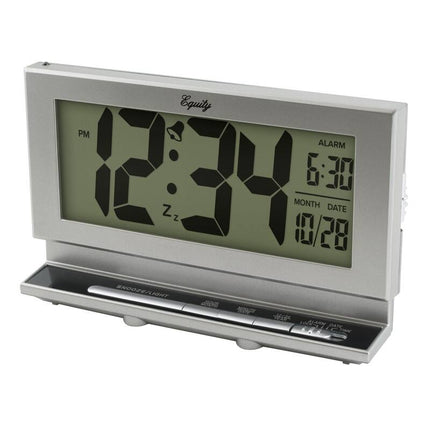 Equity 2-Inch Digital LCD Alarm Clock with Night Vision Display 30041