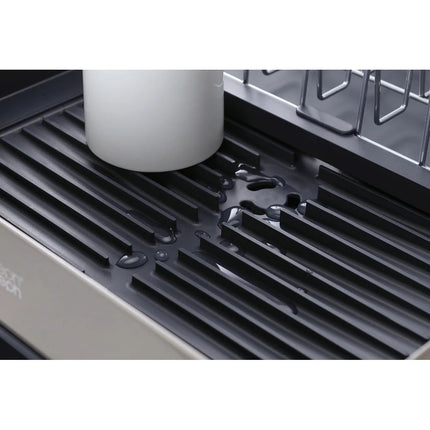 Extend Steel Dish Rack Durable Kitchen Dish Drying Rack with Drain Board