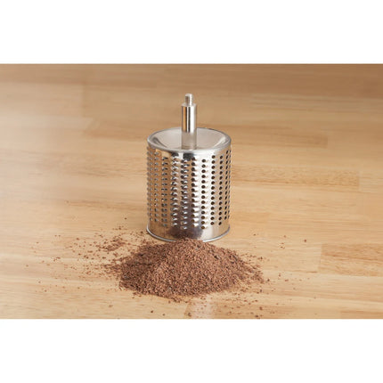 Suction Base Cheese Grater with 2 Interchangeable Grating Drums