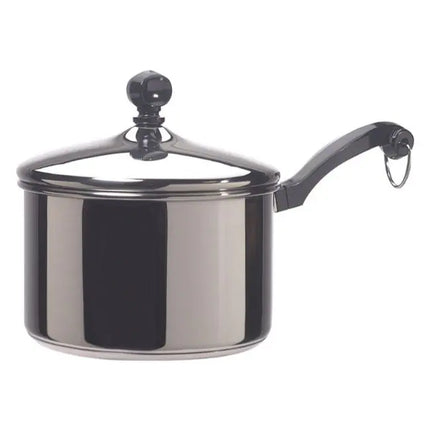 Classic Series 2 Qt. Stainless Steel Saucepan – Silver Finish