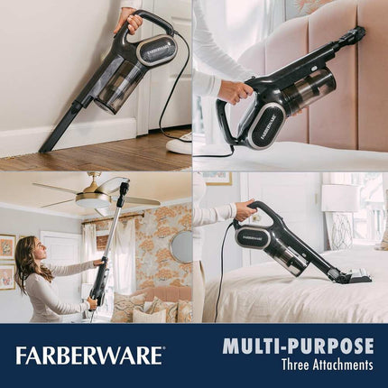 Classic Stick Vacuum Cleaner Powerful Suction Lighted Motor Brush Carpet Hard Floors