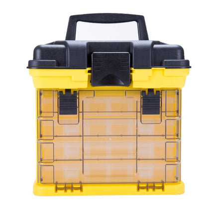 Portable Tool Box with Drawers Durable Organizer 4 Compartment Storage Case