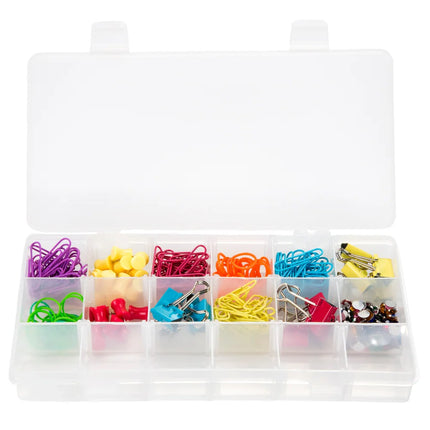Portable Tool Box with Drawers Durable Organizer 4 Compartment Storage Case