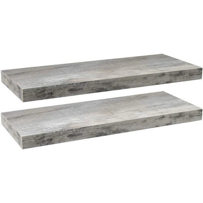 24" Floating Shelf Decorative Wall Mounted Extra Long Storage Display Rack
