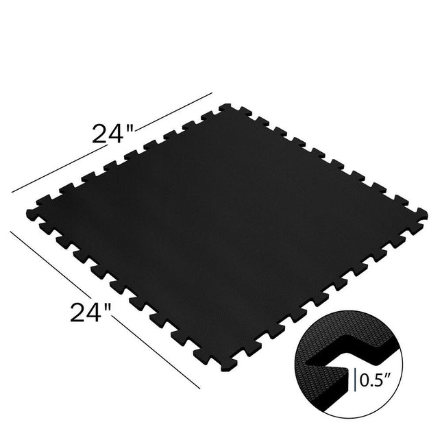 Interlocking Foam Mat Tiles EVA Cushion Flooring for Yoga, Gym, Kids Play