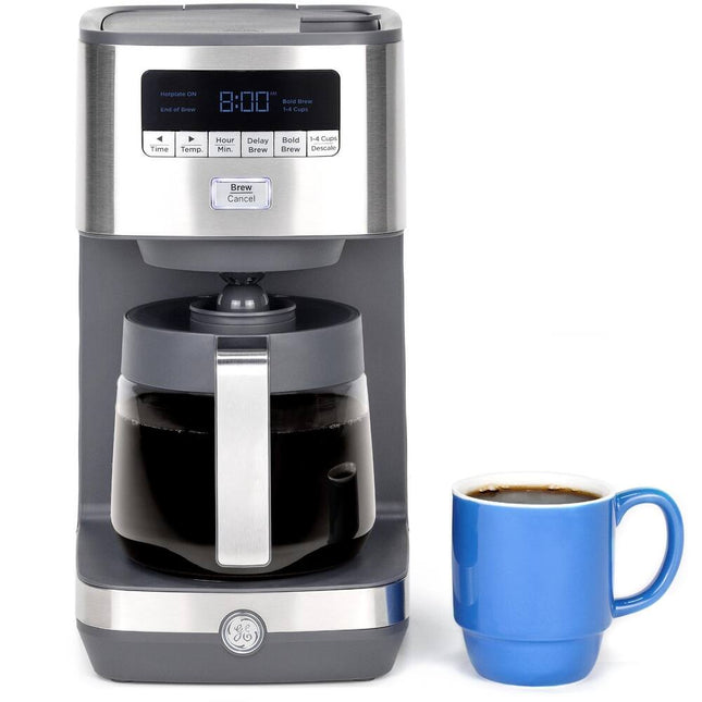12 Cup Drip Coffee Maker with Adjustable Keep Warm Plate and Timer