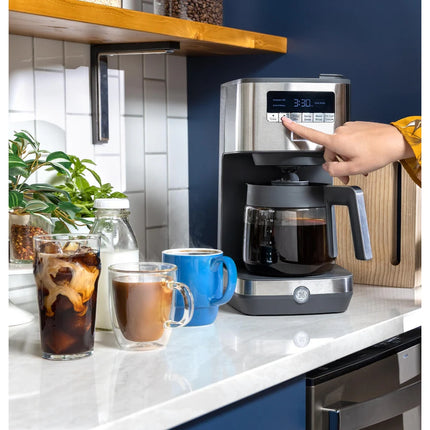 12 Cup Drip Coffee Maker with Adjustable Keep Warm Plate and Timer