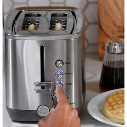 2-Slice Toaster Compact Electric Bread Toaster with Browning Control