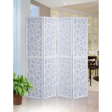 4-Panel Room Divider by Giyano – Stylish Folding Privacy Screen