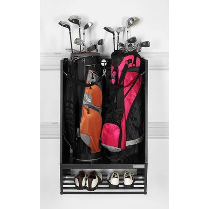 Golf Caddy 27.5"W x 42.5"H x 15"D Storage Organizer Rolling Utility Cart