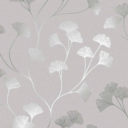Ginkgo Leaf Wallpaper – Non-Pasted, 396" Length x 20.8" Width