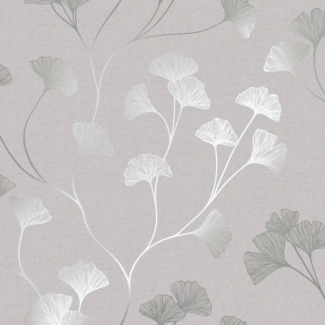 Ginkgo Leaf Wallpaper – Non-Pasted, 396" Length x 20.8" Width