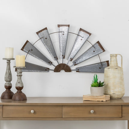 Farmhouse Rustic Wind Spinner – Wall Décor Accent