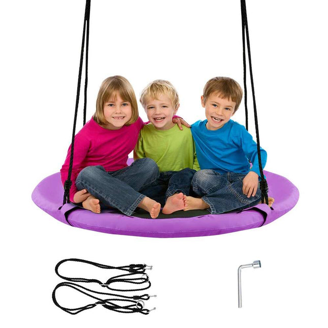 Goplus 40 Inch Flying Saucer Tree Swing Indoor Outdoor Kids Play Set