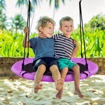 Goplus 40 Inch Flying Saucer Tree Swing Indoor Outdoor Kids Play Set
