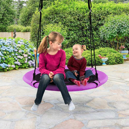 Goplus 40 Inch Flying Saucer Tree Swing Indoor Outdoor Kids Play Set