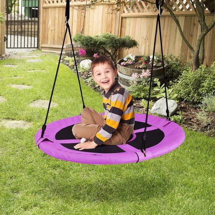 Goplus 40 Inch Flying Saucer Tree Swing Indoor Outdoor Kids Play Set