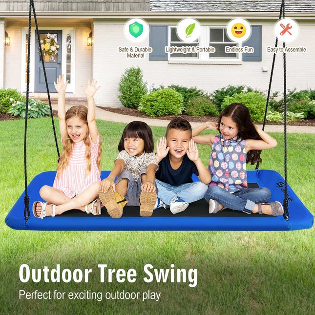 Goplus Giant Platform Tree Swing 60 Inch 700lb Outdoor Backyard Swing