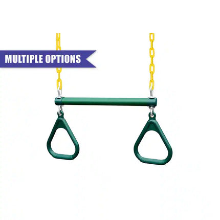 17-Inch Trapeze Bar with Rings – Indoor & Outdoor Gymnastics Fun