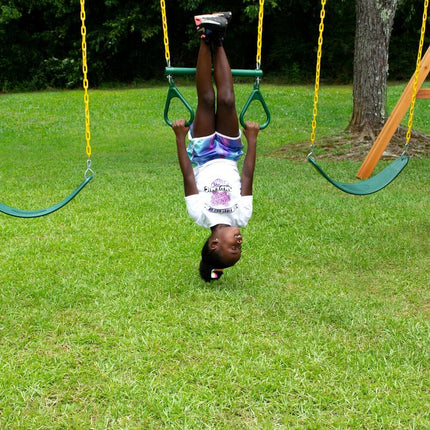 17-Inch Trapeze Bar with Rings – Indoor & Outdoor Gymnastics Fun