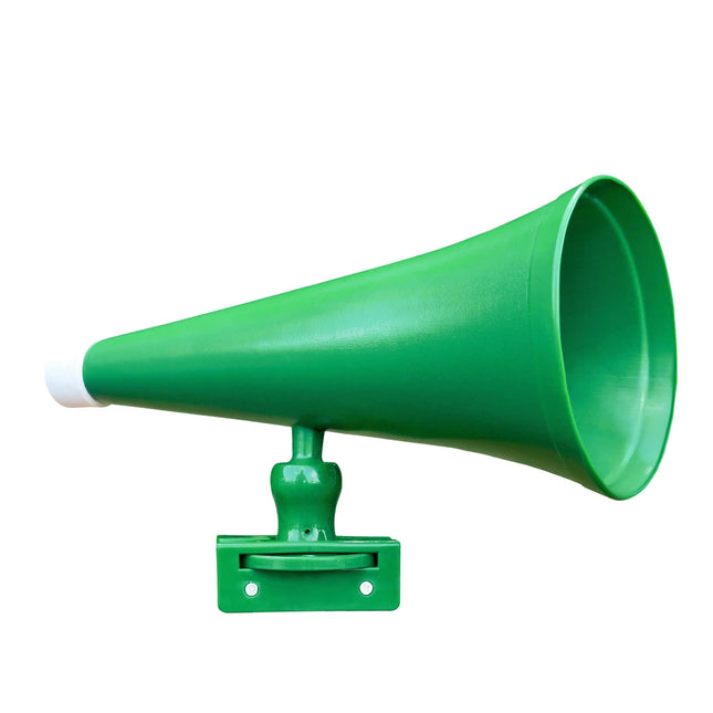 Green Kids Play Megaphone with Dual Mounting Brackets for Swing Sets