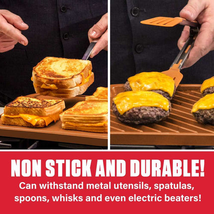 Double Sided Nonstick Grill and Griddle X-Large Reversible Cooking Pan