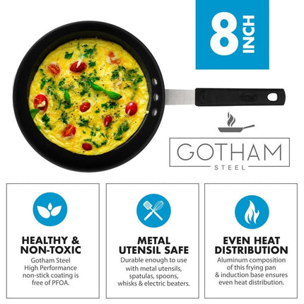 Professional Series NSF Fry Pan – Removable Rubber Handle