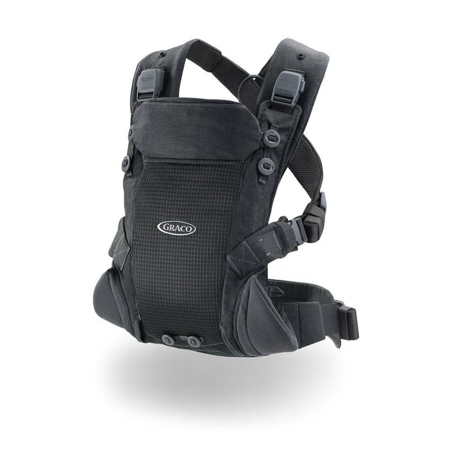 Cradle Me Lite 3-in-1 Baby Carrier Charcoal Gray Adjustable Infant Carrier
