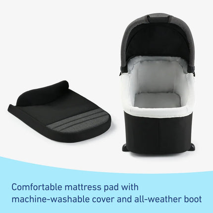 Modes Carry Cot Black Baby Bassinet Pram Carrycot Newborn Stroller