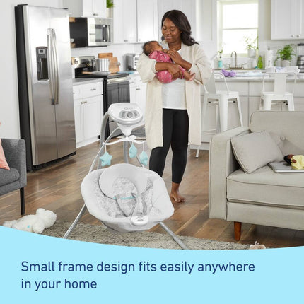 Simple Sway Swing Ivy Baby Electric Rocker Soothing Infant Swing Chair