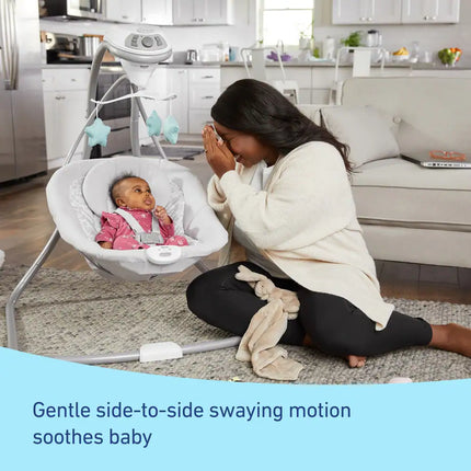 Simple Sway Swing Ivy Baby Electric Rocker Soothing Infant Swing Chair