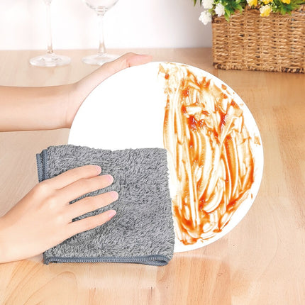 Gray Microfiber Cleaning Cloths – Ultra Soft, Lint-Free & Highly Absorbent Rags