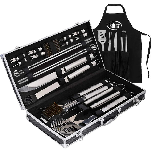 Grilling Accessories BBQ Tools Set Father’s Day Gift for Dad Grill Kit