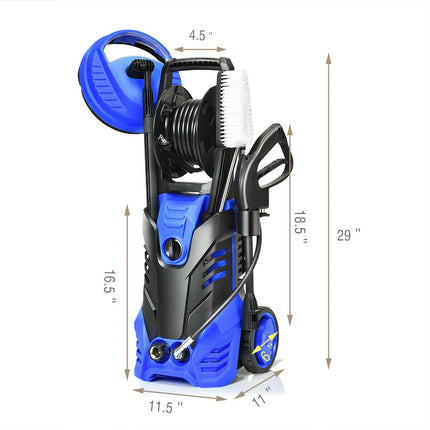 3000 PSI Electric Pressure Washer 2000W 2.0 GPM with Patio Cleaner Attachment