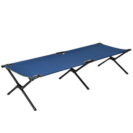 Gymax Folding Camping Cot Heavy Duty Bed for Adults Kids w/ Carry Bag