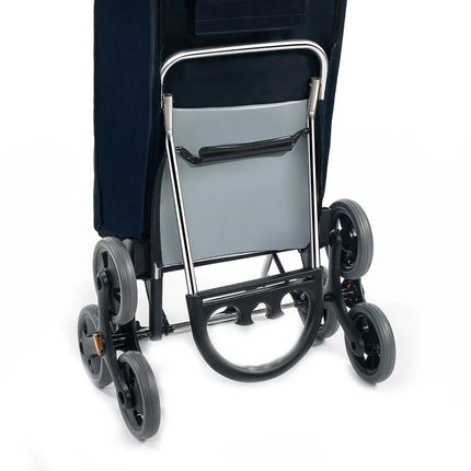 Folding Stair Climbing Shopping Cart Utility Hand Truck with Durable Wheels