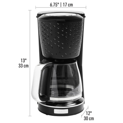 Starbeck Drip Coffee Maker 1.5L 10 Cup Automatic Coffee Machine