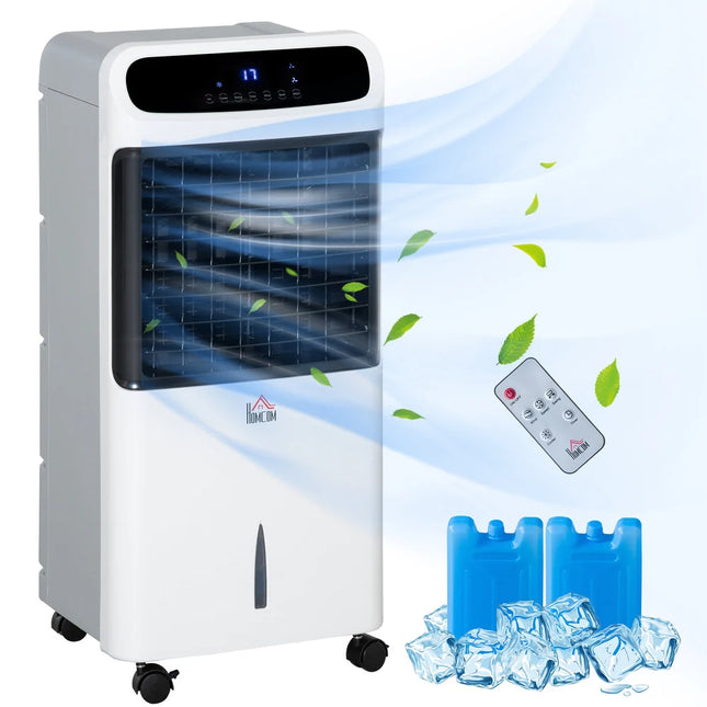 Mobile Air Cooler Evaporative Ice Cooling Fan Humidifier 3 Modes Remote