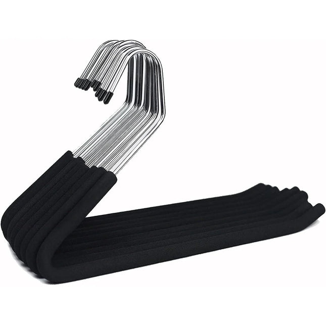 Open Ended Easy Slide Hangers Organizers Set of 10 for Closet Storage