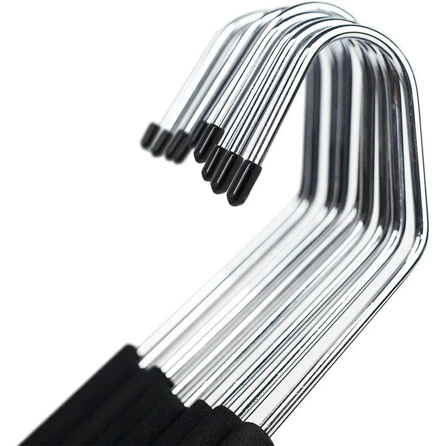 Open Ended Easy Slide Hangers Organizers Set of 10 for Closet Storage