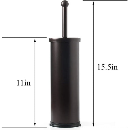 Rust Resistant Bronze Toilet Brush and Holder Set Bathroom Cleaner