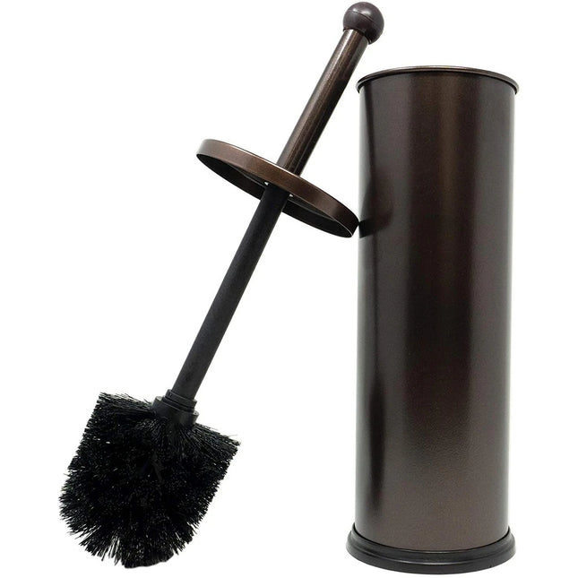 Rust Resistant Bronze Toilet Brush and Holder Set Bathroom Cleaner
