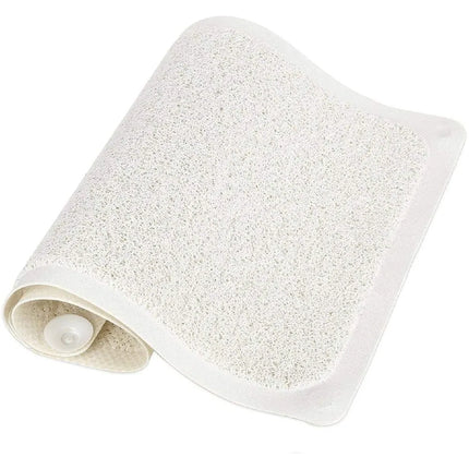 Slip Resistant Loofah Shower Mat Bathroom Non Slip Anti Bacterial Bath Mat
