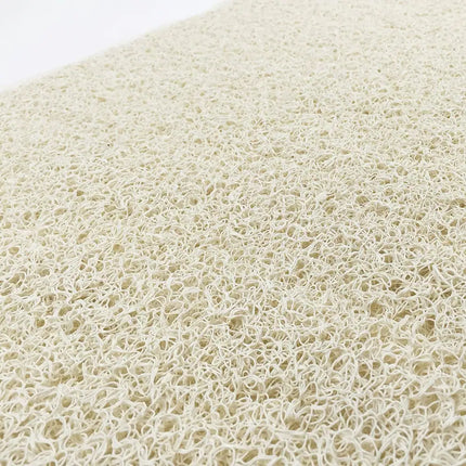 HUJI Slip-Resistant Loofah Shower Mat, Non-Slip Bath Floor Mat, Textured Drainage Design