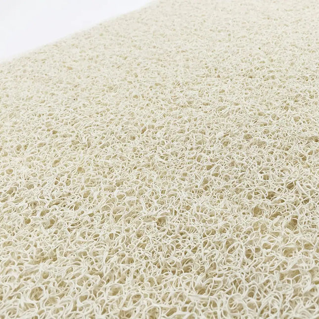 HUJI Slip-Resistant Loofah Shower Mat, Non-Slip Bath Floor Mat, Textured Drainage Design