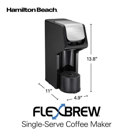 FlexBrew Single-Serve Coffee Maker Compatible with Pods & Ground Coffee