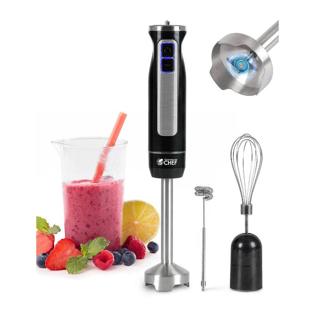 Hand Blender with Beaker Electric Immersion Blender for Smoothies Soups