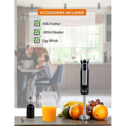 Hand Blender with Beaker Electric Immersion Blender for Smoothies Soups
